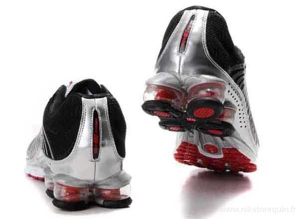 Nike Shox R4 mens 625 blanc noir (2)